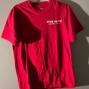 Five Guys T Shirt Used